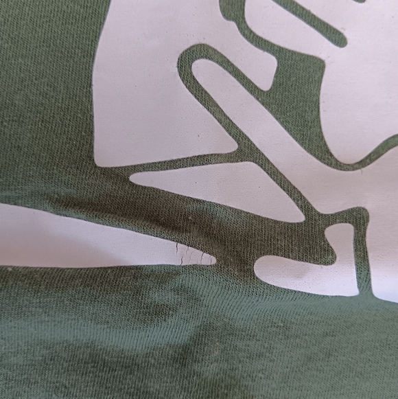 Gildan Green Short Sleeve Tee with Hand Design - Picture 3 of 9